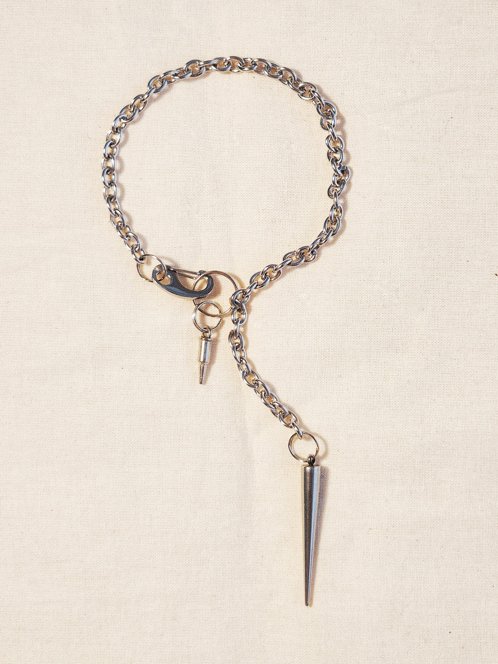Pulsera PinXito cierre plateado corto