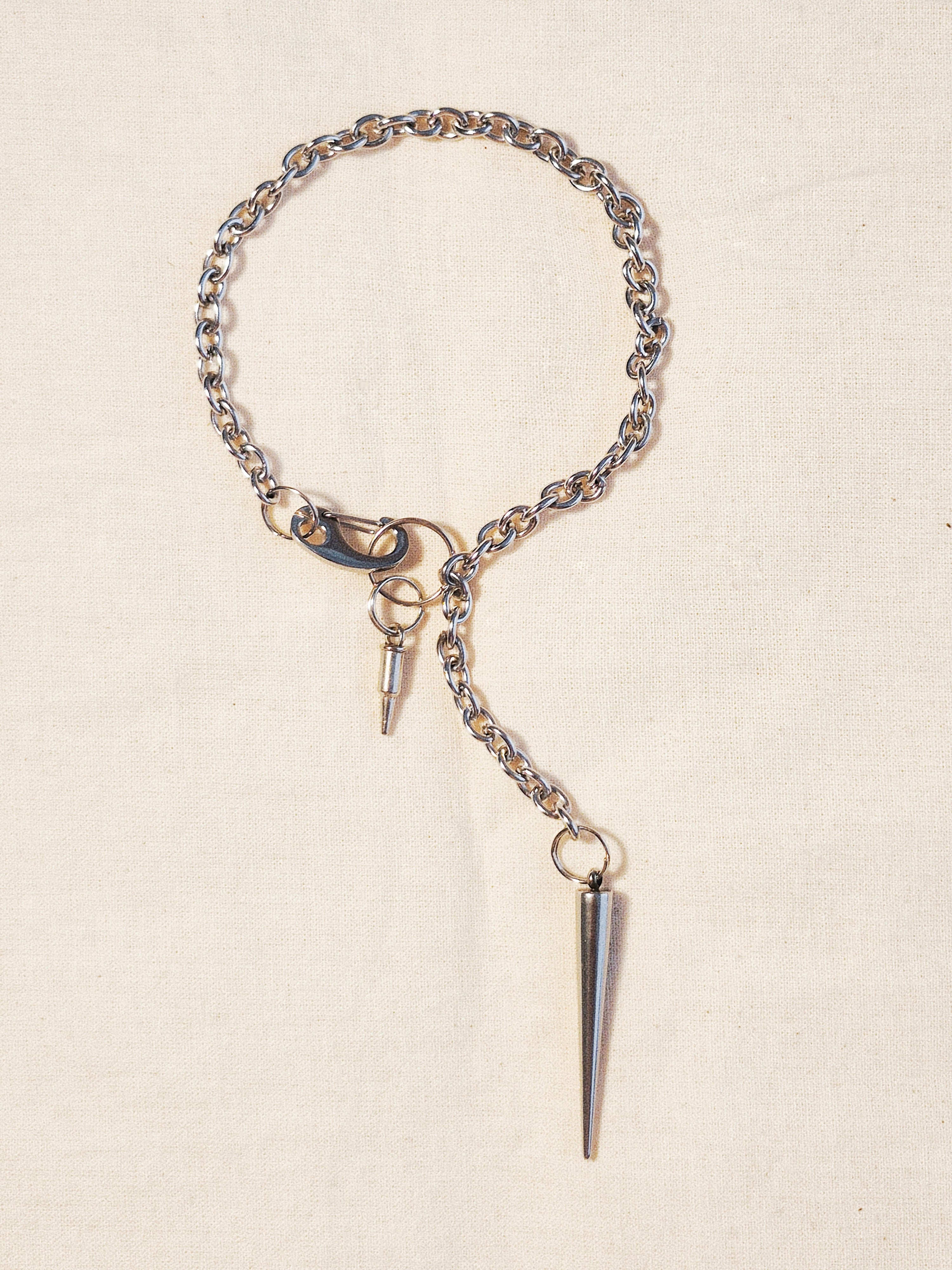 Pulsera PinXito cierre plateado corto