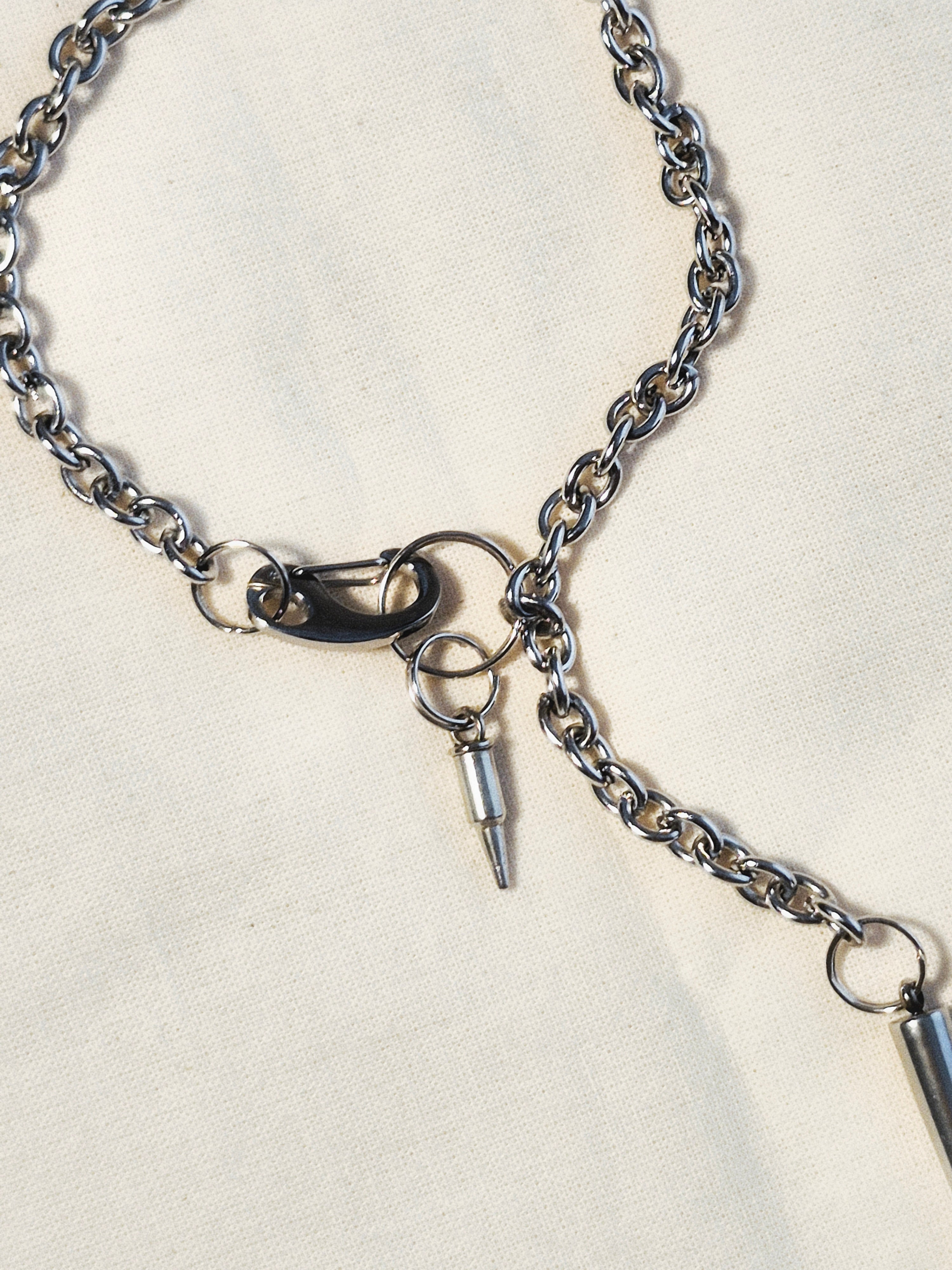 Pulsera PinXito cierre plateado corto