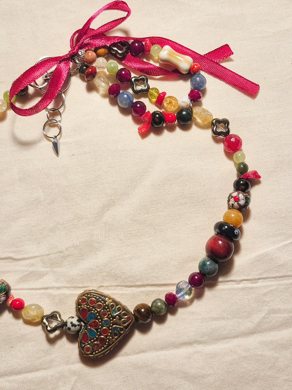 Collar y pulsera para Lucía